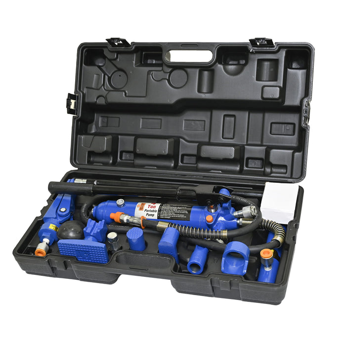 4T Separating Hydraulic Jack, Sheet Metal Separating Jack, Separating Hydraulic Combination To Repair The Depression - Black / Blue