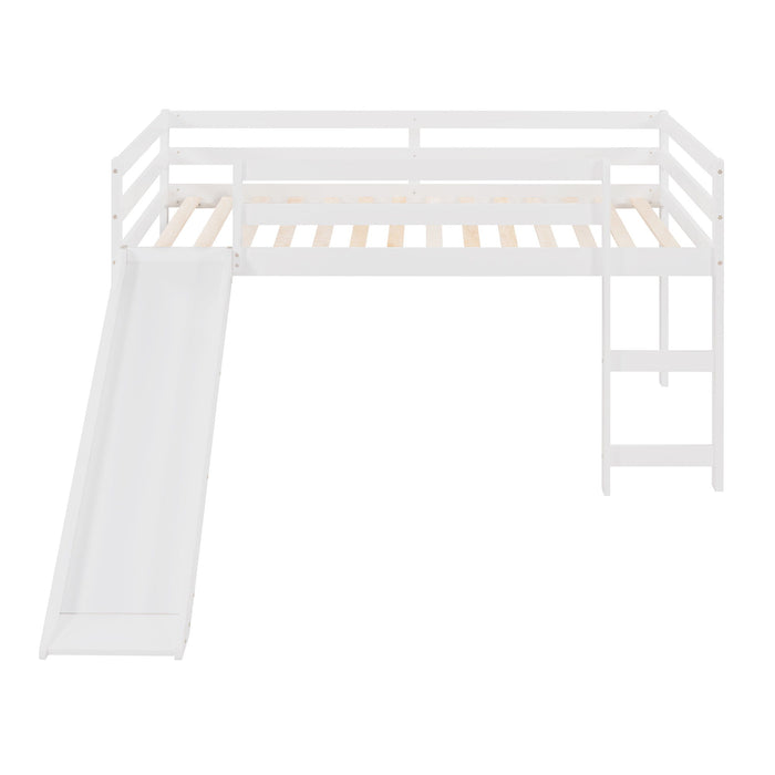 Loft Bed With Slide, Multifunctional Design