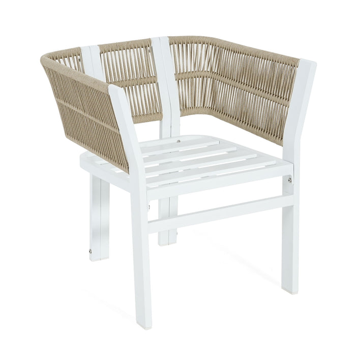 Outdoor Dining Chair, All-Weather Patio Seating For Backyard (Set of 2)