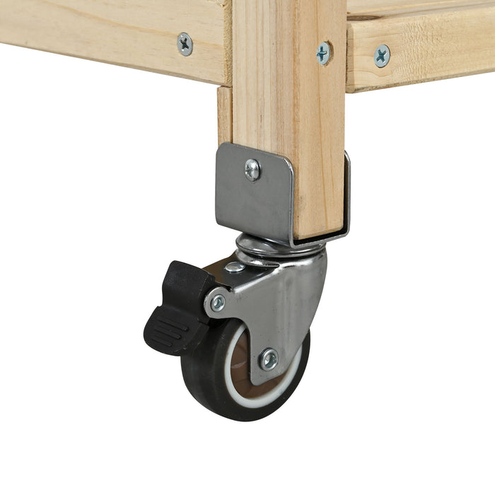 Foldable Outdoor Kitchen Island With Storage Cabinet