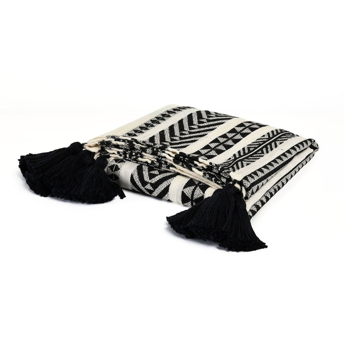 Endora - TC Throw - Black / Ivory