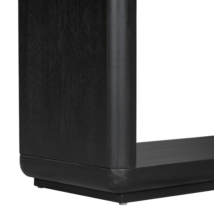 Console Table With Curved Corners And U Base Design