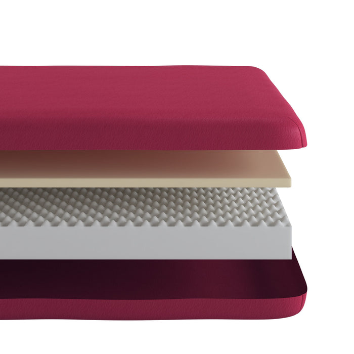 5" Memory Foam Mattress With Responsive Support And Breathable Cover