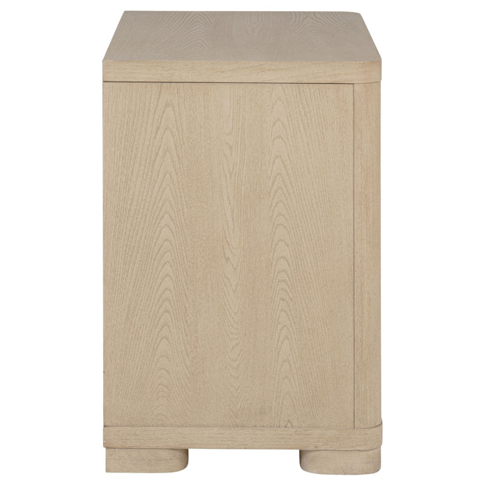 Mirador - 2 Drawer Nightstand Bedside Table - Natural