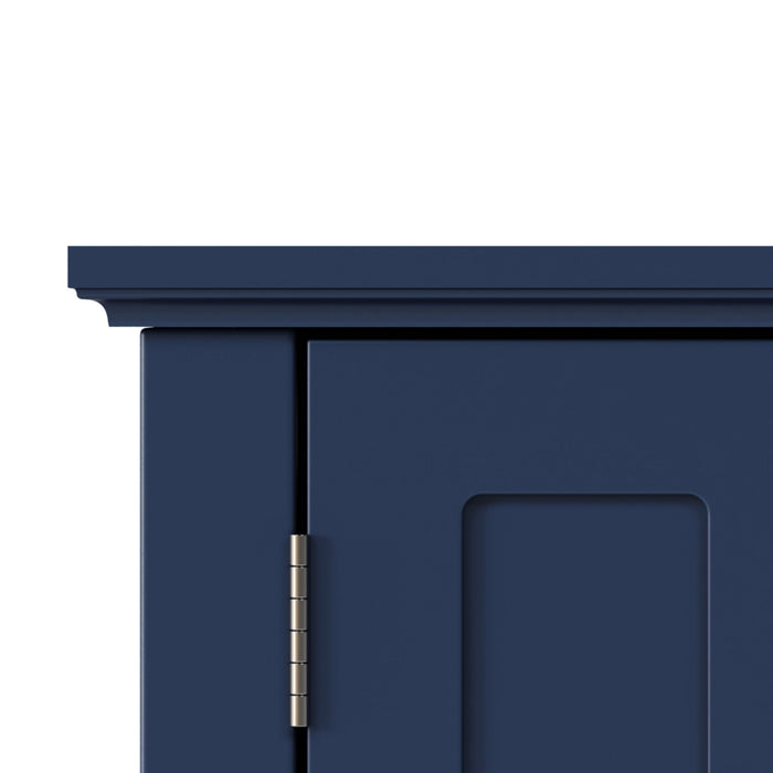Multi Functional Wall Mounted Cabinet With Adjustable Shelves For Bathroom