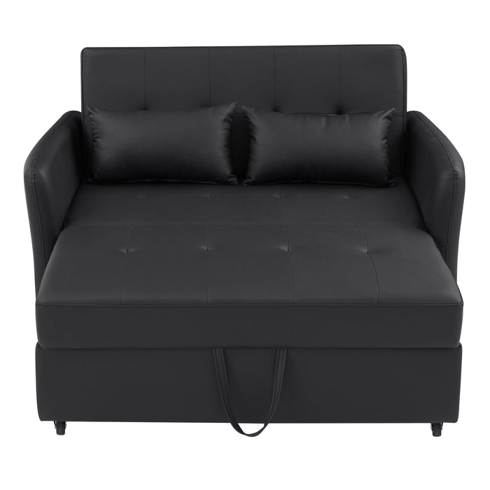 Convertible Sleeper Bed, Adjustable Oversized Armchair With 3 USB Ports