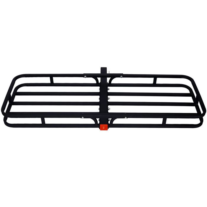 Heavy Duty Steel Hitch Mount Cargo Carrier Rack For SUV, Truck, Car With 2" Receiver - Black