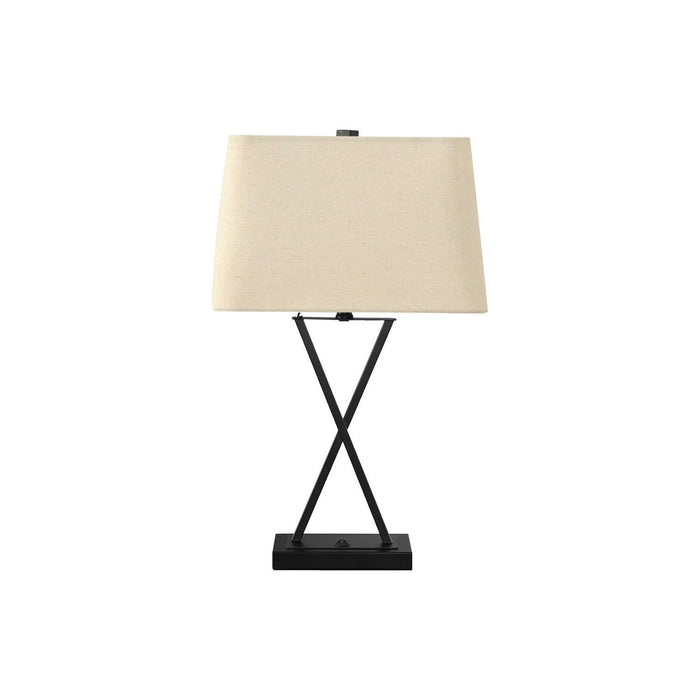 Lighting, Table Lamp, USB Port Included, Resin, Transitional - Black
