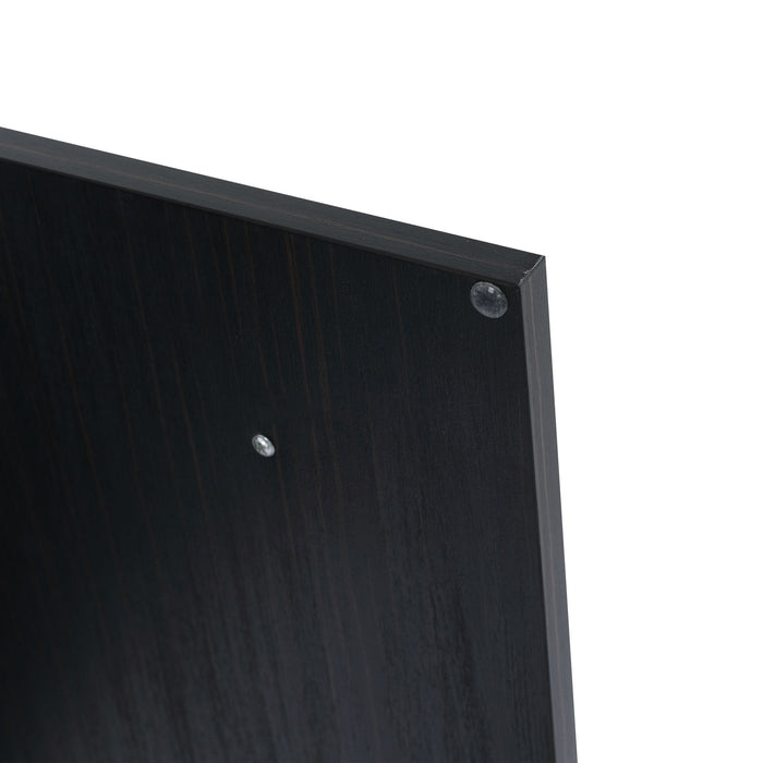 Modern Wall Mounted Bathroom Vanity With Resin Sink And Storage Rack