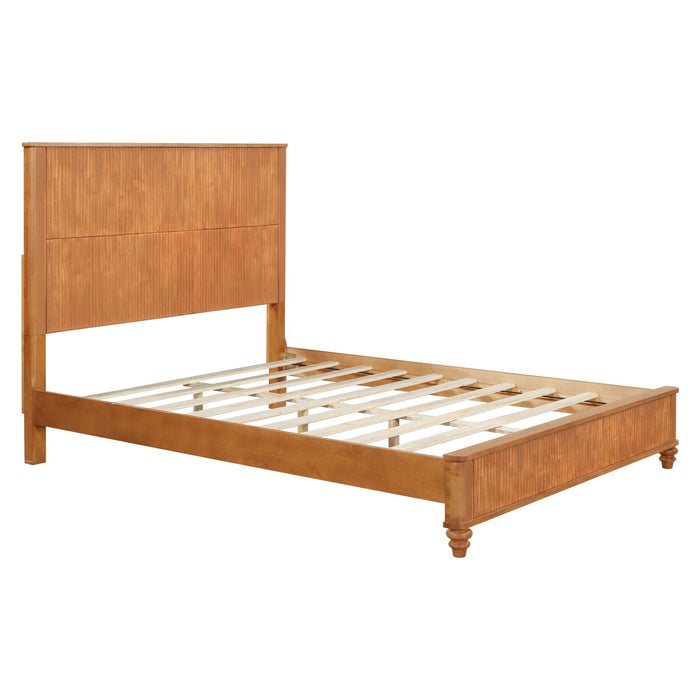 Platform Bed Frame & Tall Headboard