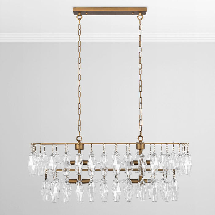 Tressia - Chandelier - Brass