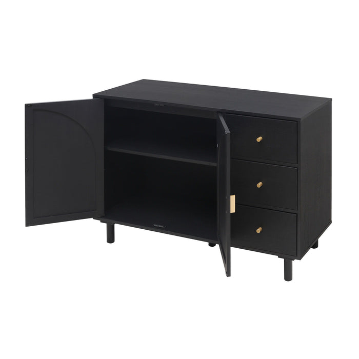 2 Door 3 Drawer Cabinet, Adjustable Storage System