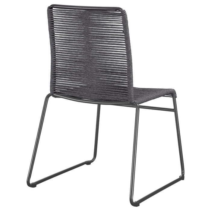 Jerome - Stackable Side Chair (Set of 2) - Charcoal