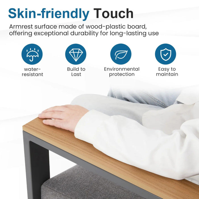 Modern Outdoor Sofa Set With Coffee Table