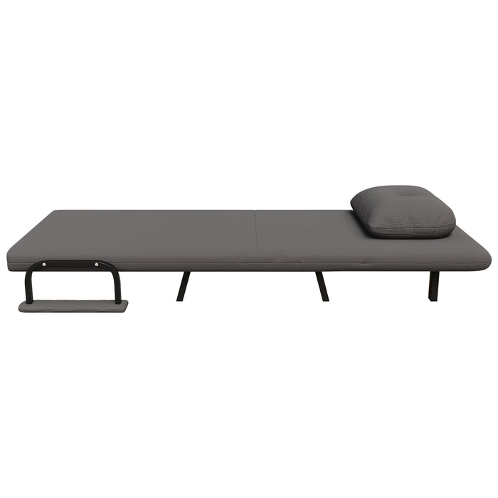 5 In 1 Folding Sofa Bed With 5 Position Adjustable Backrest