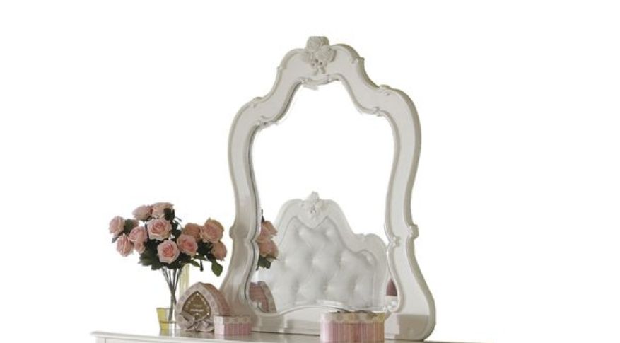 Edalene - Mirror - Pearl White