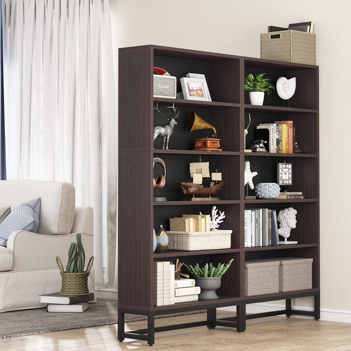 5 Tier Heavy Duty Bookshelf For Living Room