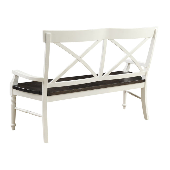 Mountina - Bench - Brown / White