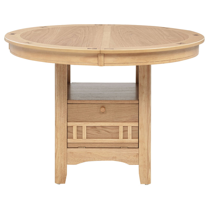 Davis - Extension Leaf Dining Table - Light Oak