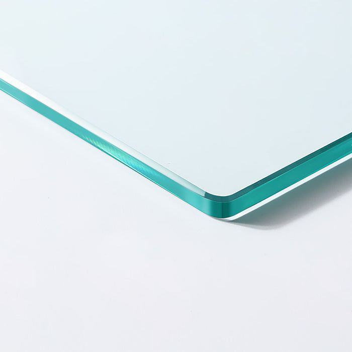 Single Sliding Bypass Shower Door Enclosure With Tempered Glass