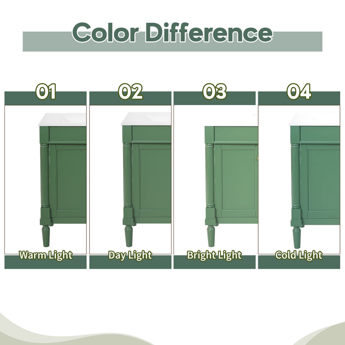 Bathroom Vanity Cabinet With Sink, Soft Close Doors, Storage Cabinet
