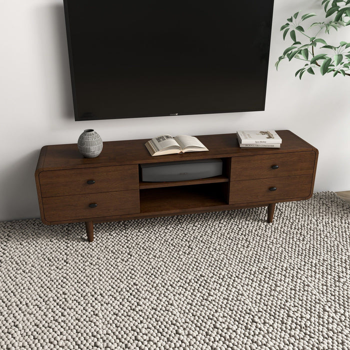 Alexa - TV Stand - Dark Brown / Wood