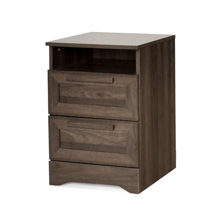 Broxon - Rustic Drawer Nightstand