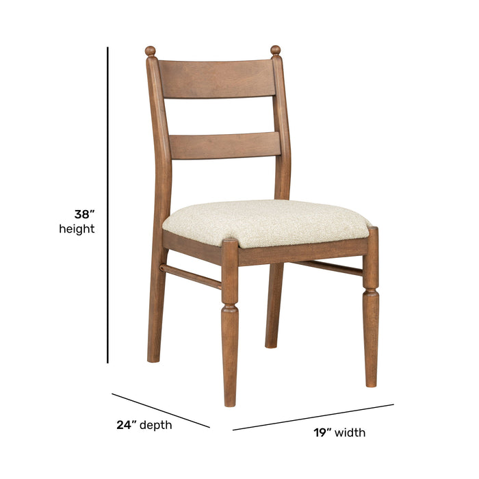 Azalea - Upholstered Dining Chair (Set of 2) - Walnut