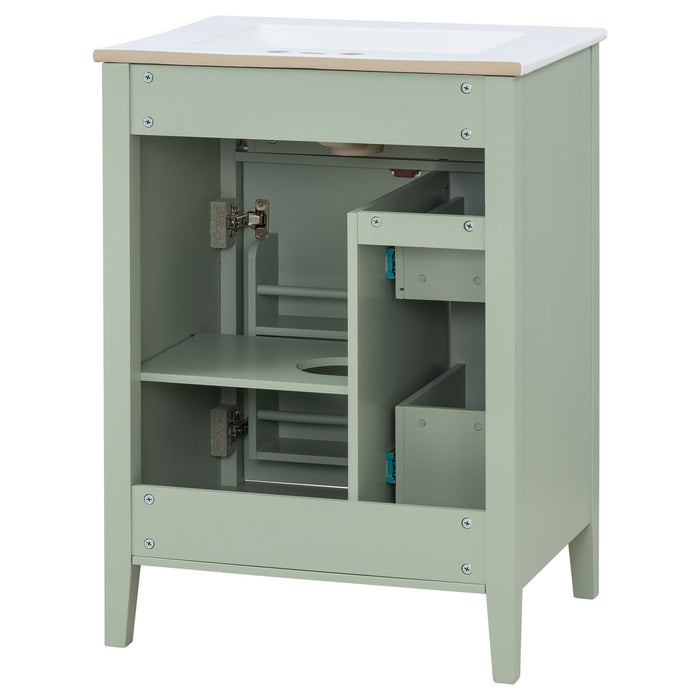Bathroom Vanity With Sink, Soft Closing Cabinet