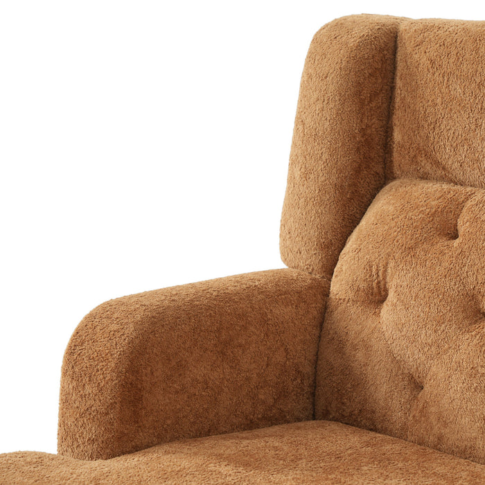 Modern Tufted Upholstered Accent Chair For Living Room