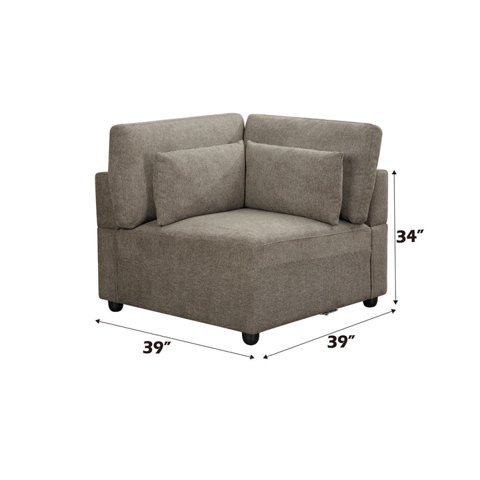 Rylie - Modular Sectional Sofa With Toss Pillows