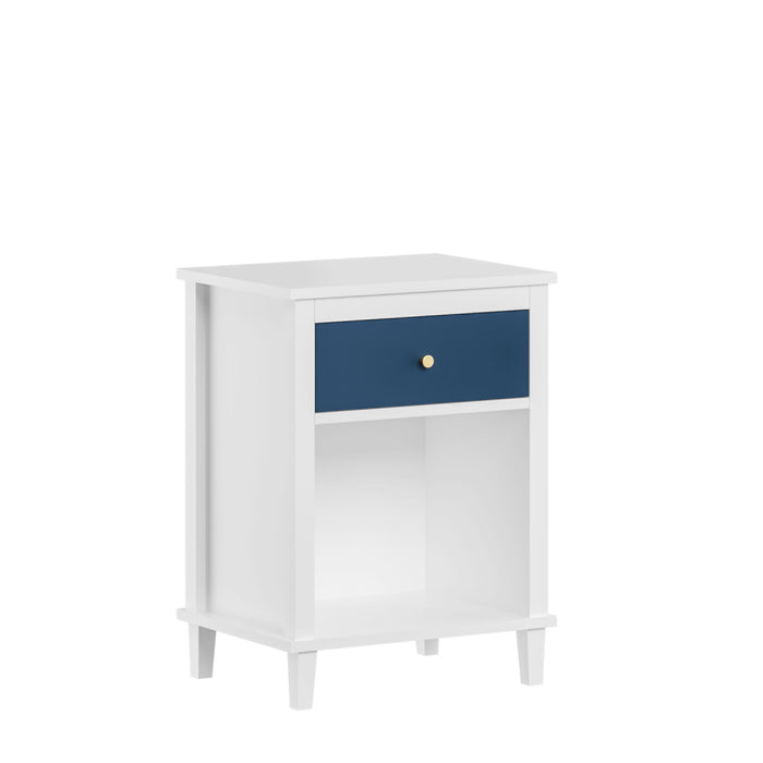 Nightstand With 1 Drawer 1 Shelf