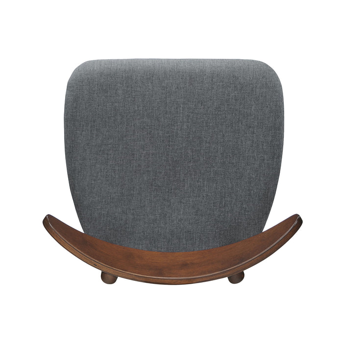 Retro Dining Chairs With Ergonomic Back (Set of 2)