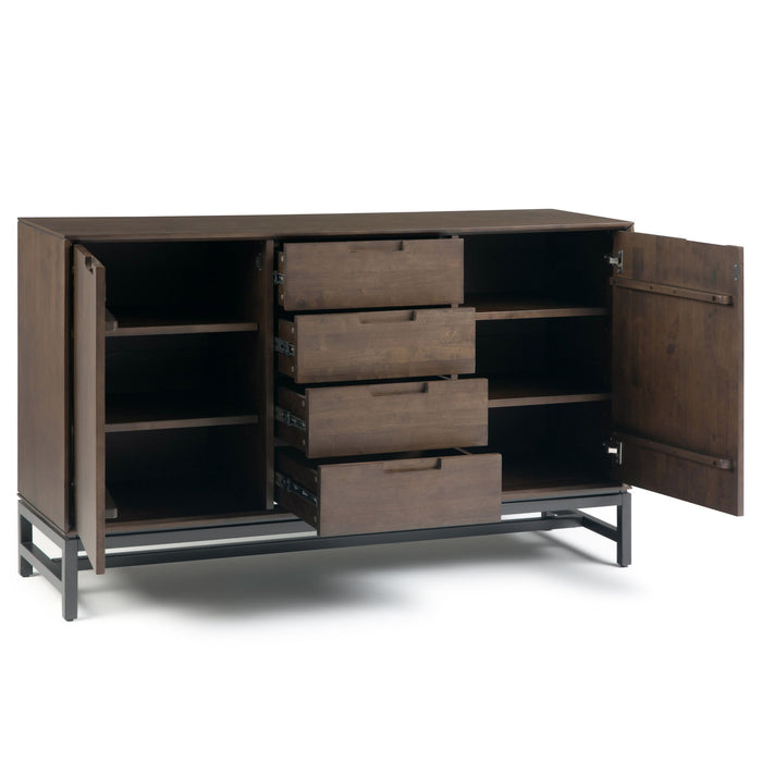 Banting - Sideboard With Centre Drawers - Walnut Brown