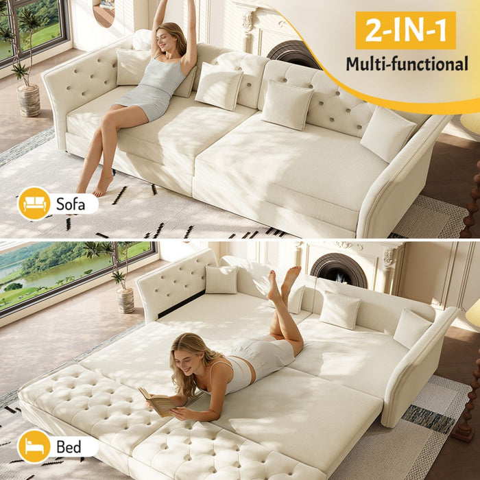 Oversize Pull Out Sofa Bed For Living Room