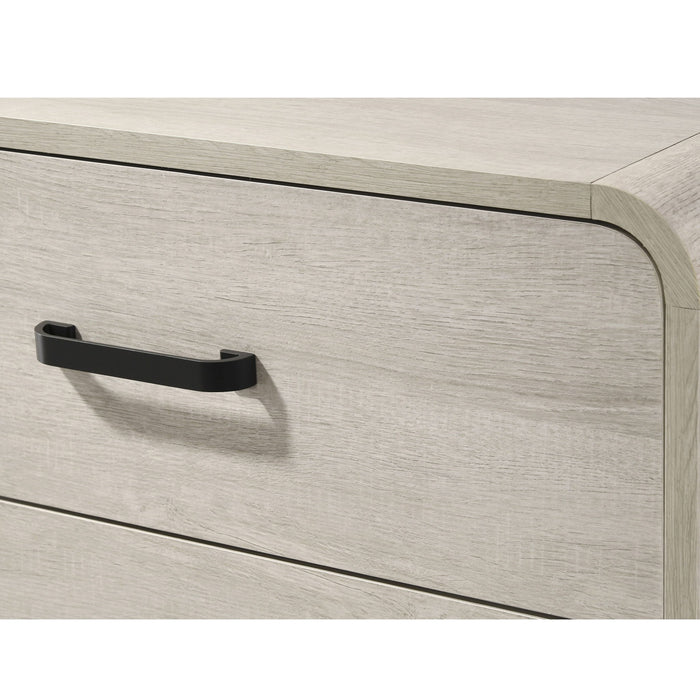 5 Drawer Tall Chest Storage Furniture With Ample Drawer Space - Antique White