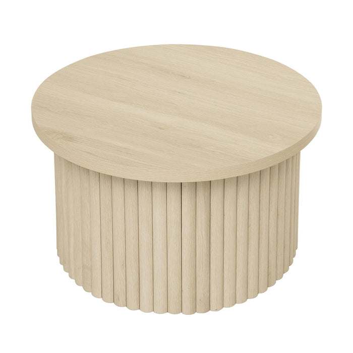 Modern Round Coffee Table And Side Table (Set of 2)