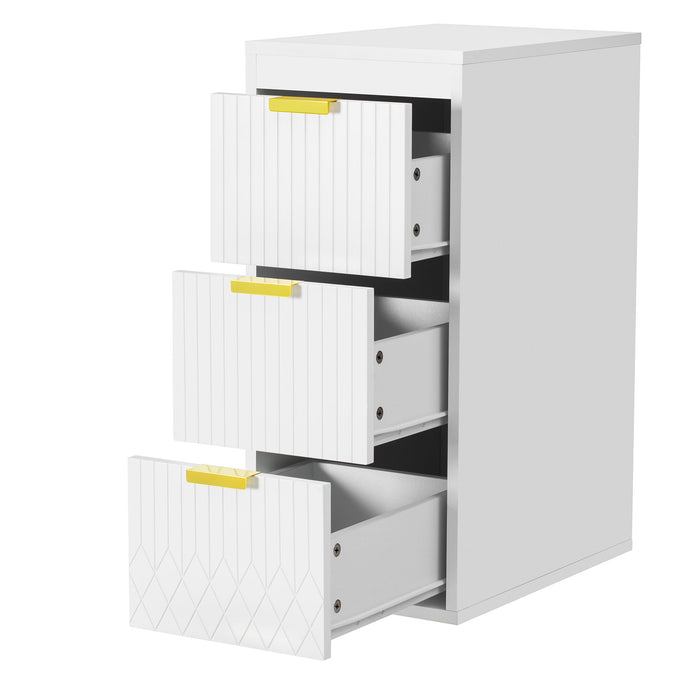 Wall Mounted Floating Cabinet With Side Cabinet Combo, Rectangular Ceramic Sink Vanity