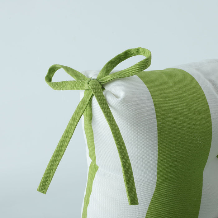 2 Piece High Back Patio Chair Cushion Set, Tufted Adirondack And Rocking Chair Cushions