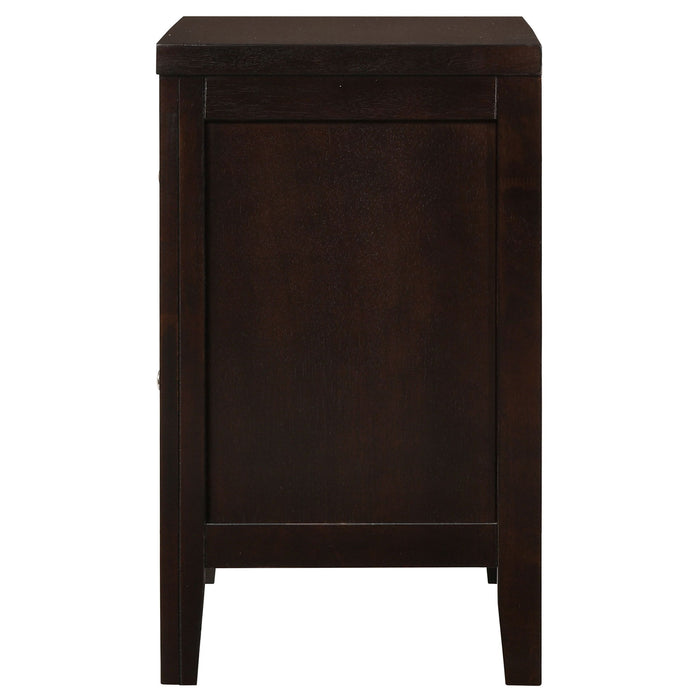 Garrett - 2 Drawer Nightstand - Cappuccino
