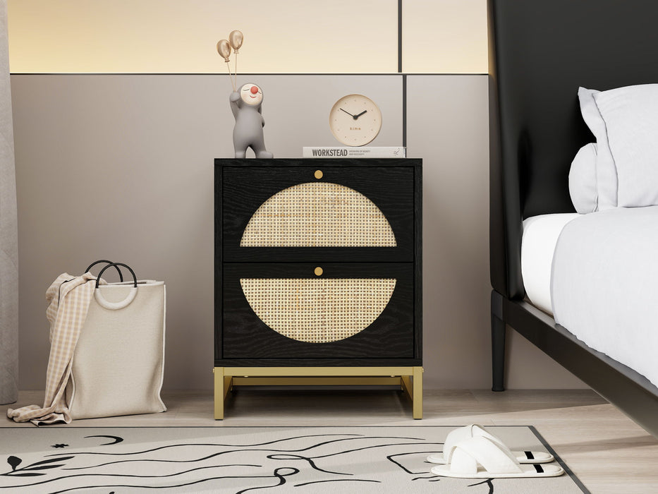 Allen - 2 Drawer Nightstand (Set of 2)