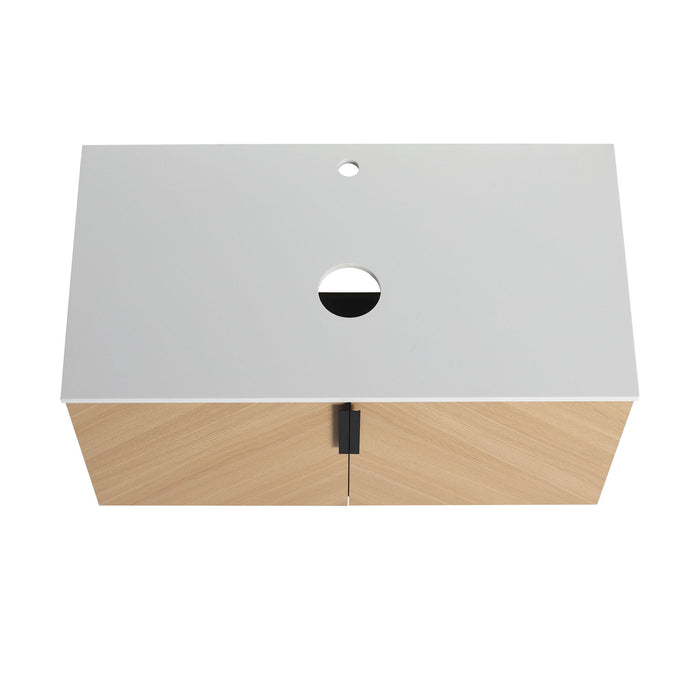 Wall Mounted Bathroom Vanity & Art Sink
