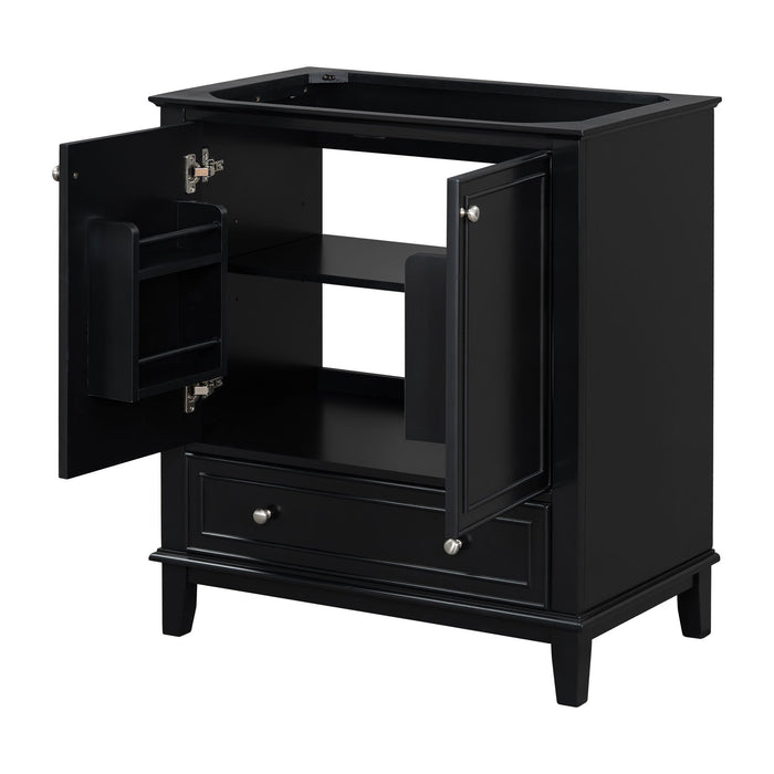 Modern Bathroom Vanity Base Only With Doors And Drawer