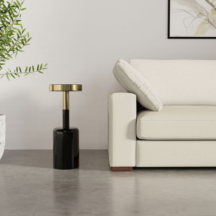 Frannie - Side Table - Gold / Black
