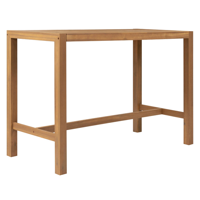 Patio Bar Set With Ergonomic Chairs