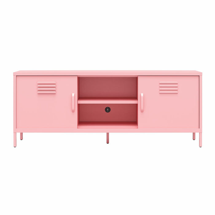 Cache - Locker Style TV Stand For TVs Up To 65" - Pink