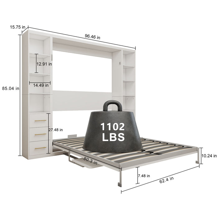 Multifunctional Vertical Murphy Wall Bed