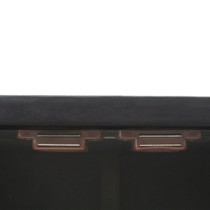 2 Door Storage Cabinet With Adjustable Shelf - Black