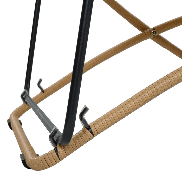 Outdoor Folding Chair With Adjustable Backrest (Set of 2)