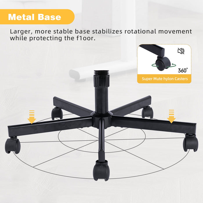 Criss Cross Office Chair With Adjustable Height, Ergonomic Design